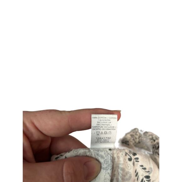 VS Cotton Pajama Pants M/M Black White Paisley
Snowflake Print PJs Ruffle Hem - Picture 4 of 5